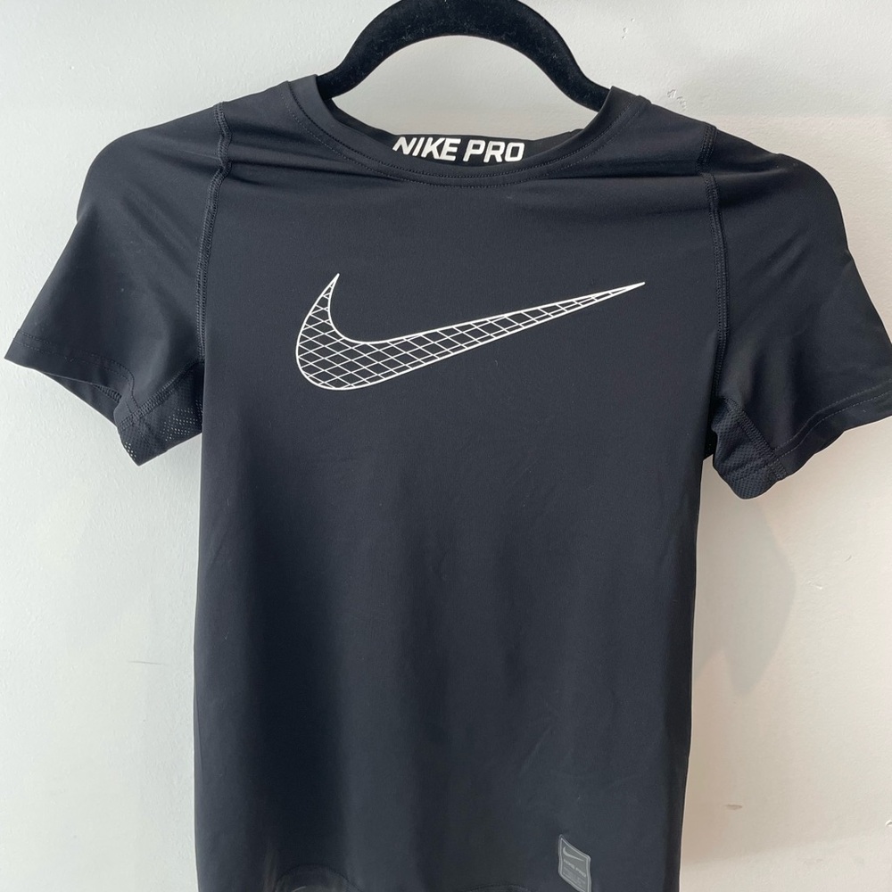 Nike Pro Black Short Sleeve Tee